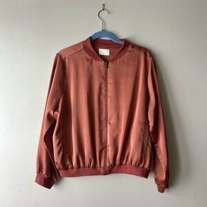 CLOSEOUT - Women's Boutique Rust Bomber Jacket